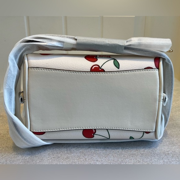 NWT Coach satchel bag with cherry print - Picture 4 of 14